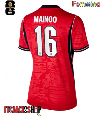 Inghilterra Kobbie Mainoo #16 Seconda Maglia Femmina Mondiali 2026 Manica Corta